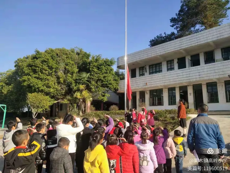 高岭小学举行国家宪法日"晨读活动"